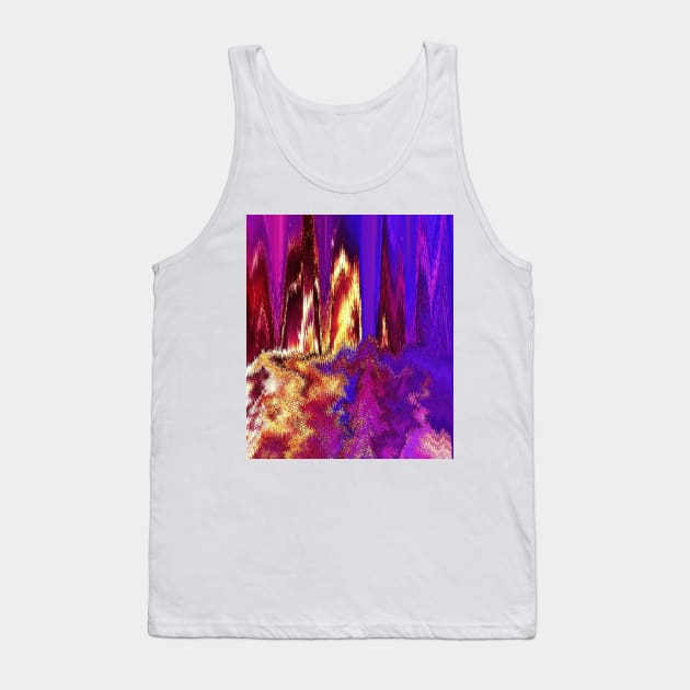 Melted Glitch Tank Top by BlakCircleGirl